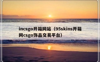 incsgo开箱网站（95skins开箱网csgo饰品交易平台）