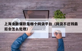 上海金融催款是哪个网贷平台（网贷不还钱最后会怎么处理）