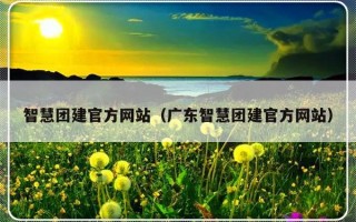 智慧团建官方网站（广东智慧团建官方网站）