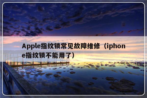 Apple指纹锁常见故障维修（iphone指纹锁不能用了）-第1张图片-乐修号