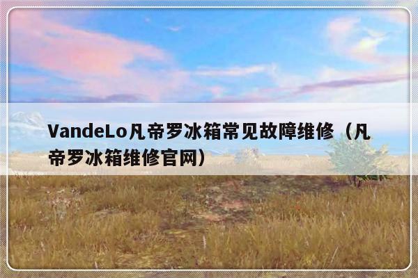 VandeLo凡帝罗冰箱常见故障维修（凡帝罗冰箱维修官网）-第1张图片-乐修号