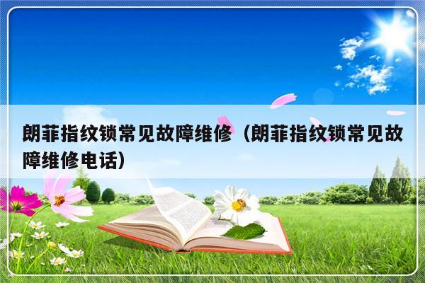 朗菲指纹锁常见故障维修（朗菲指纹锁常见故障维修电话）-第1张图片-乐修号