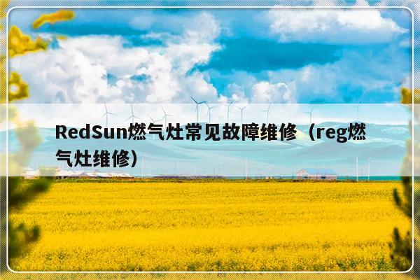 RedSun燃气灶常见故障维修（reg燃气灶维修）-第1张图片-乐修号