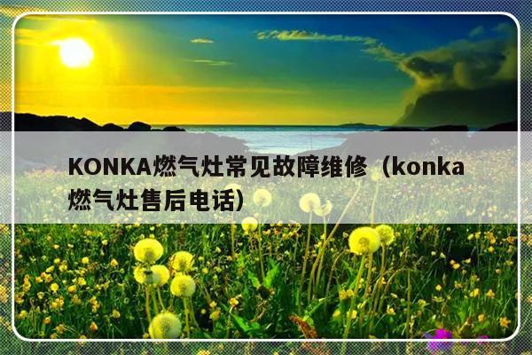 KONKA燃气灶常见故障维修（konka燃气灶售后电话）-第1张图片-乐修号