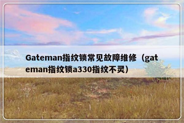 Gateman指纹锁常见故障维修（gateman指纹锁a330指纹不灵）-第1张图片-乐修号