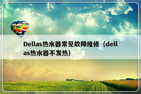 Dellas热水器常见故障维修（dellas热水器不发热）-第1张图片-乐修号