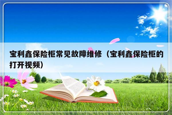 宝利鑫保险柜常见故障维修（宝利鑫保险柜的打开视频）-第1张图片-乐修号