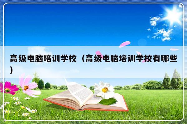 高级电脑培训学校（高级电脑培训学校有哪些）-第1张图片-乐修号