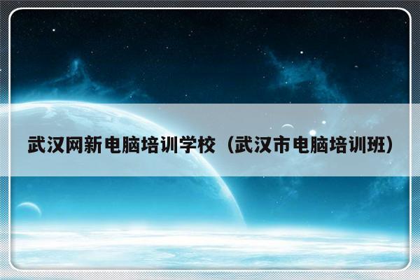 武汉网新电脑培训学校（武汉市电脑培训班）-第1张图片-乐修号