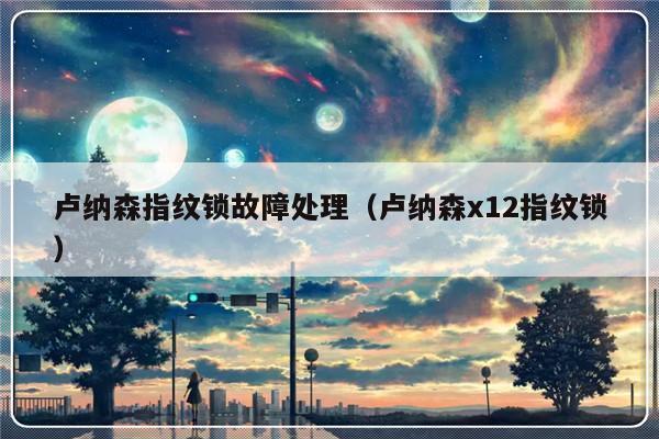 卢纳森指纹锁故障处理（卢纳森x12指纹锁）-第1张图片-乐修号