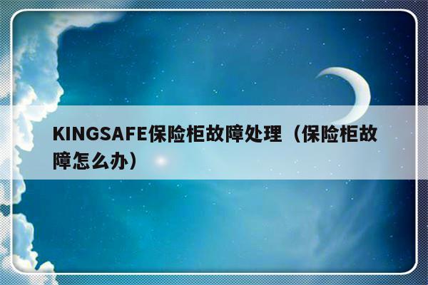 KINGSAFE保险柜故障处理（保险柜故障怎么办）-第1张图片-乐修号