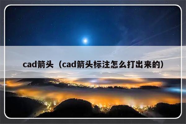 cad箭头（cad箭头标注怎么打出来的）-第1张图片-乐修号