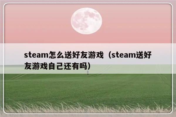 steam怎么送好友游戏（steam送好友游戏自己还有吗）-第1张图片-乐修号