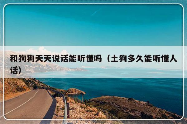 和狗狗天天说话能听懂吗（土狗多久能听懂人话）-第1张图片-乐修号