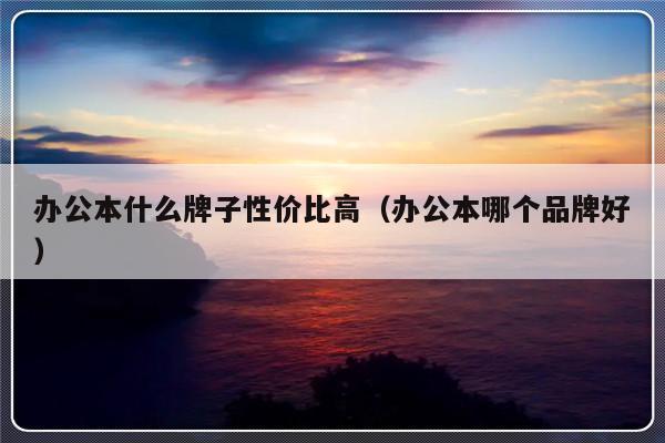 办公本什么牌子性价比高（办公本哪个品牌好）-第1张图片-乐修号