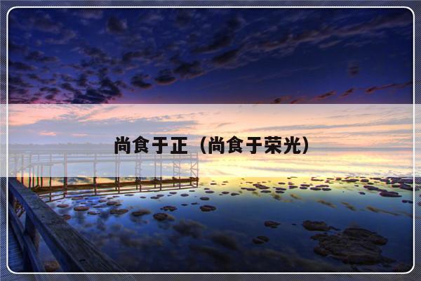 尚食于正（尚食于荣光）-第1张图片-乐修号