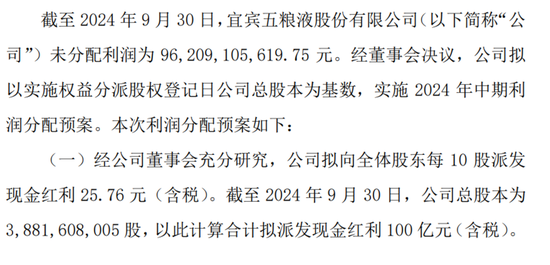 大手笔分红！拟10派25.76元-第1张图片-乐修号